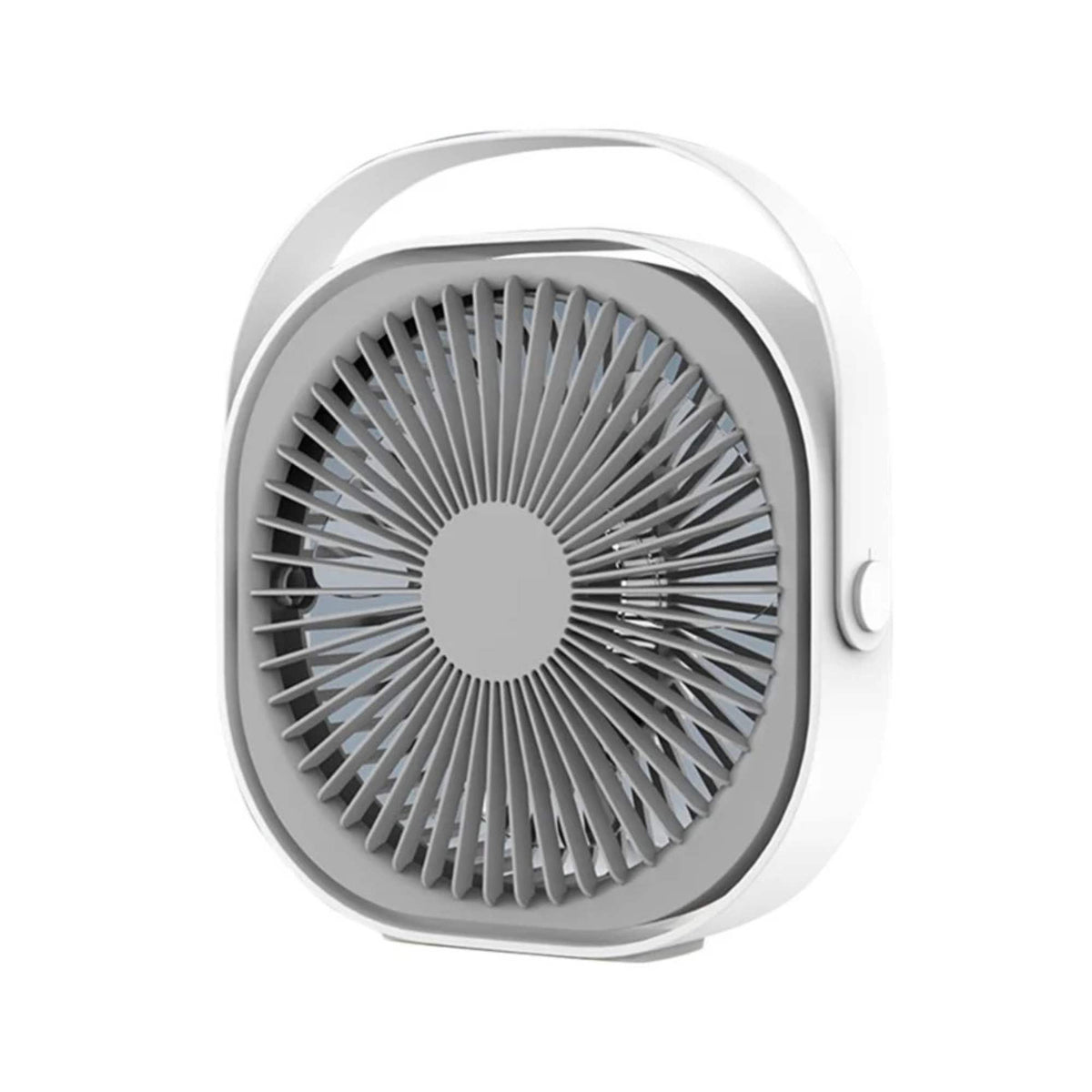 Tooleroo3-Speed USB 20cm Desktop Fan - Quiet Portable Lightweight Rechargeable Cooler