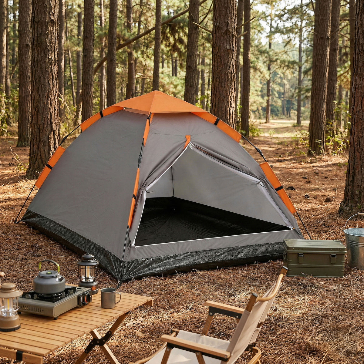 Weisshorn 2 Person Instant Pop Up Camping Tent Automatic Waterproof Hiking Beach