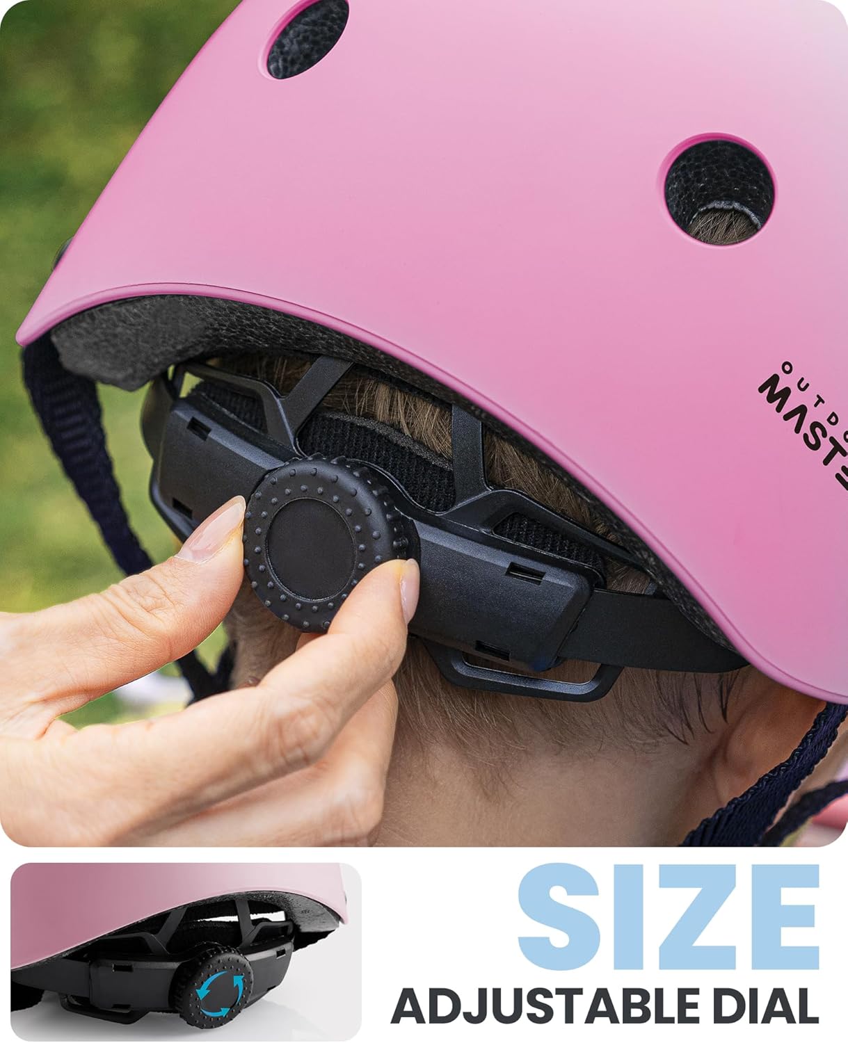 OutdoorMaster Youth & Kids Bike Helmet - Adjustable Multi-Sports Skateboard Helmet with Removable Liners for Balance Bike, Kids Scooter, One Wheel Hoverboard,Graffiti-style helmet-Dinoverse Madness-Medium