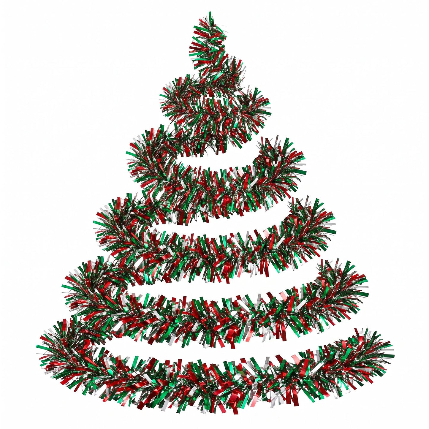 Jingle Jollys 20M Christmas Tinsel Garland Mixed Colors Xmas Party Decoration