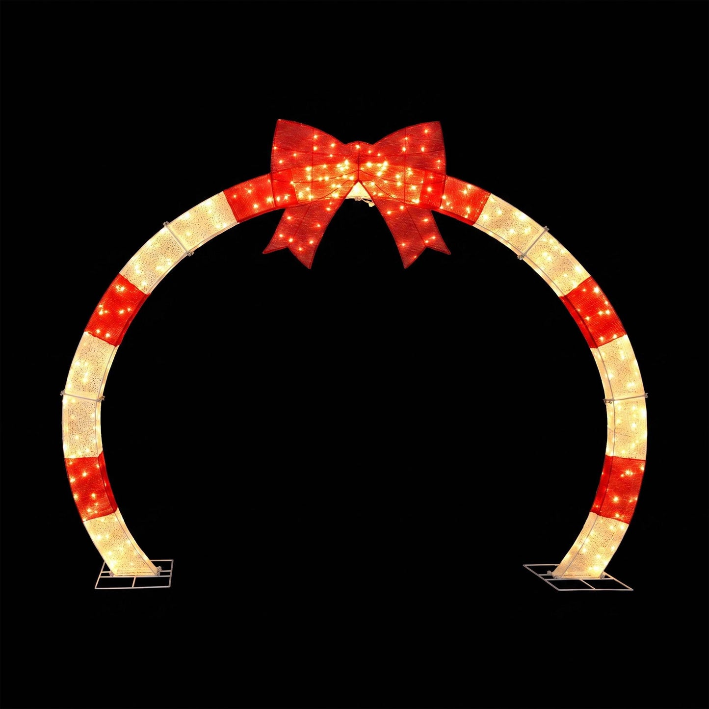 Jingle Jollys 2.5m Christmas Archway Pre-Lit Warm White LED Outdoor Garden Decoration