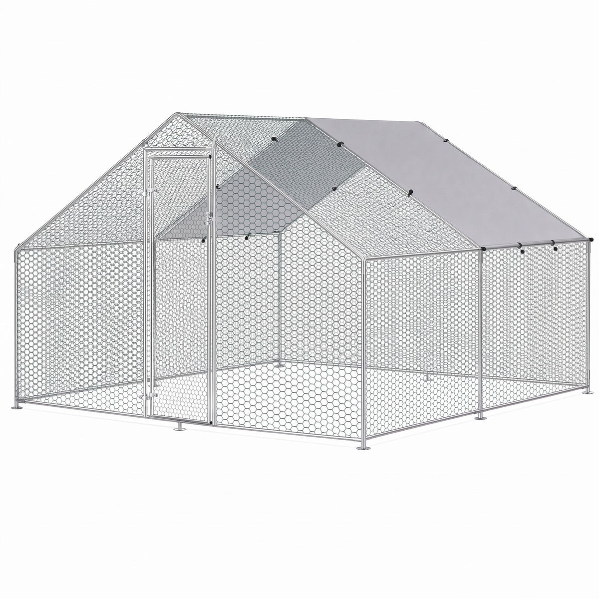 i.Pet Chicken Coop Rabbit Hutch Outdoor Run Walk in Hen Cage Ferret House 3x3x2m