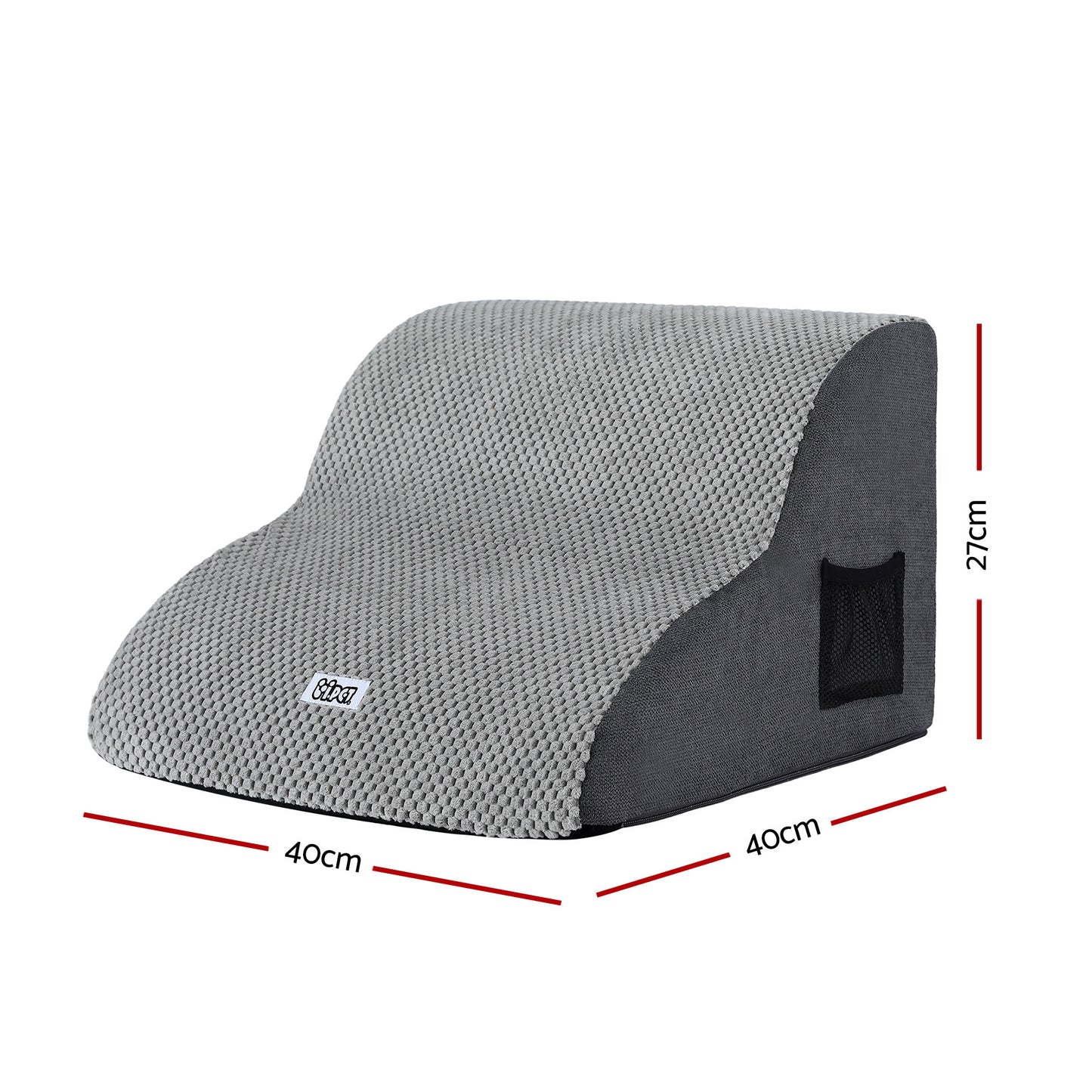 i.Pet Dog Ramp 2 Steps For Small Dogs Bed Sofa Car Foam Non-Slip Pet Cat Stairs