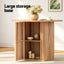 1 Artiss Dining Table and 4 Chairs Set Natural Timber