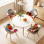 1 Artiss Dining Table and 4 Mid Century Chairs Set White