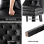 1 Set of 4 Artiss Dining Chairs Black Leather