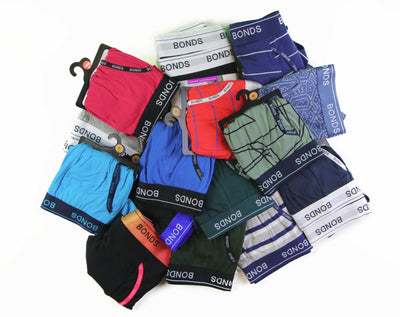 1 x Mens Bonds Fit Trunks Briefs Boxer Assorted Underwears