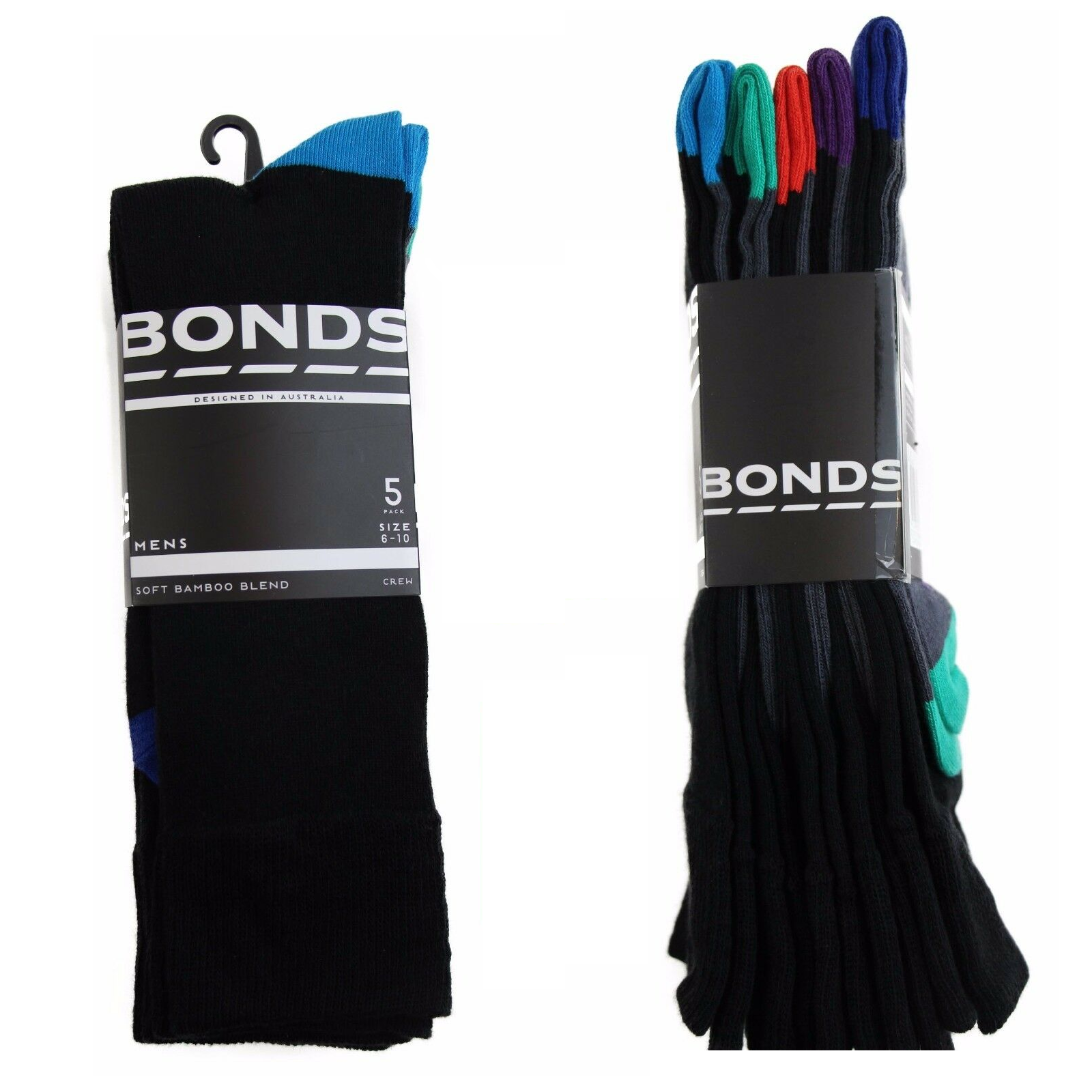 10 Pairs Business Socks Bonds Mens Black Crew Socks Work