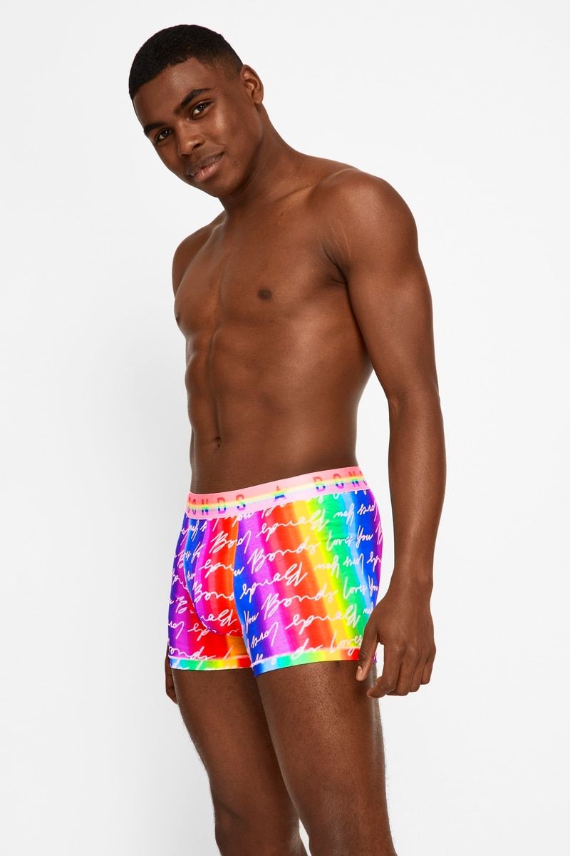 10 x Bonds Pride Originals Trunks Mens Underwear Bonds Loves You Mx8a