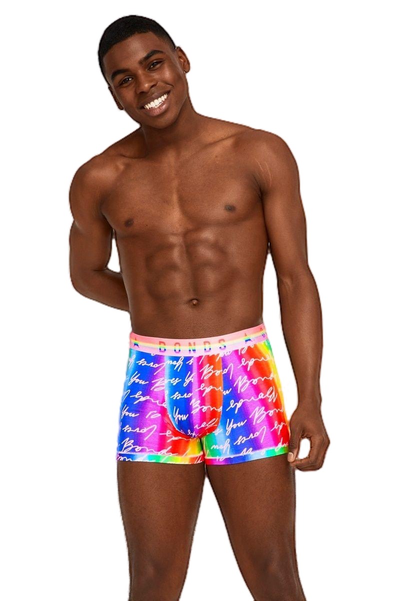 10 x Bonds Pride Originals Trunks Mens Underwear Bonds Loves You Mx8a