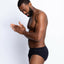 10 x Jockey Mens London Briefs Underwear Jocks International Brief - Black
