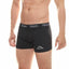 10 x Kappa Mens Black/Black Boxer Shorts Comfy Trunks