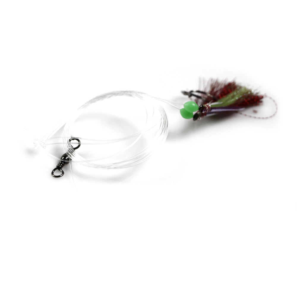 10 x Snapper Rigs Flasher Rig Bottom Reef Fishing Lure Hook Paternoster - 5/0