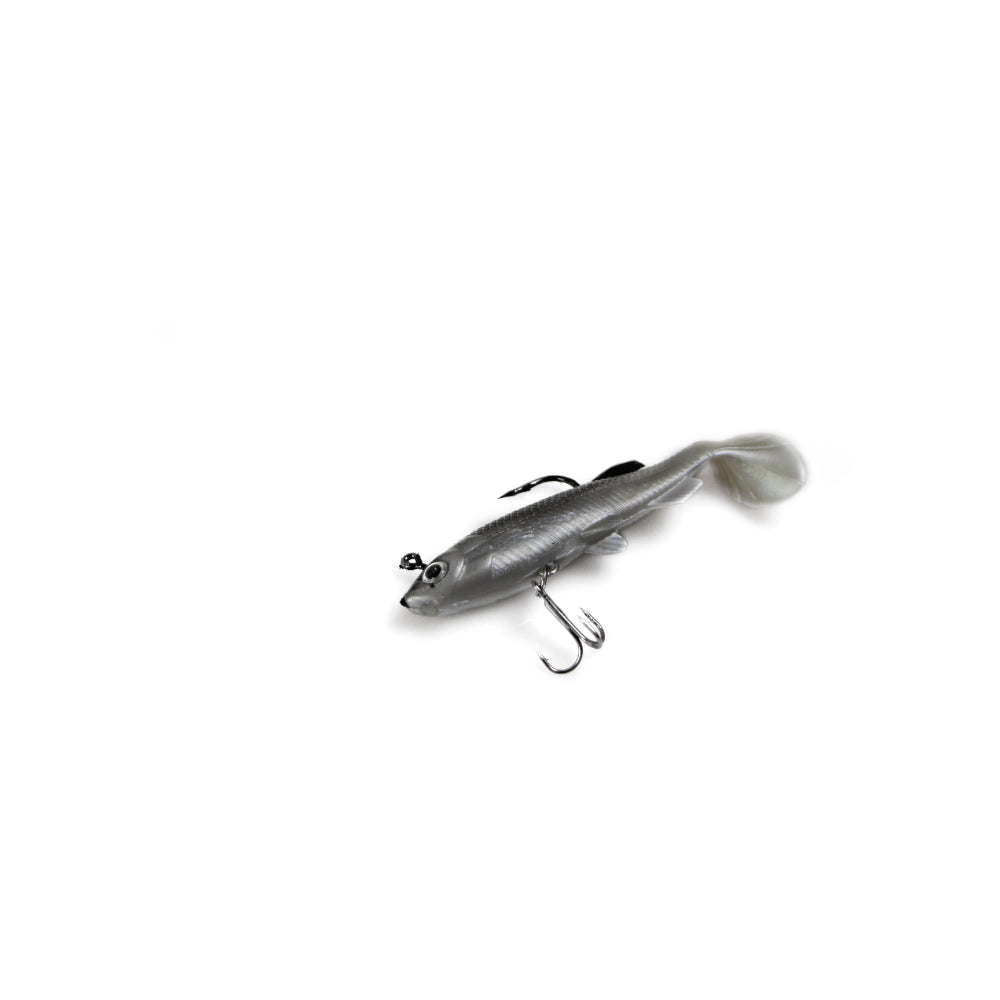 10 x Soft Plastic Vibe Freshwater Lures Mullet Flathead Jig Heads Cod Fishing