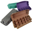 100 Recyclable 12-Egg Egg Cartons Full Dozen - Brown / Charcoal / Green / Purple