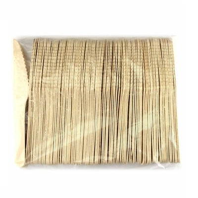 100 X Disposable Wooden Knives Cutlery Bulk Bamboo Party 165mm Knife