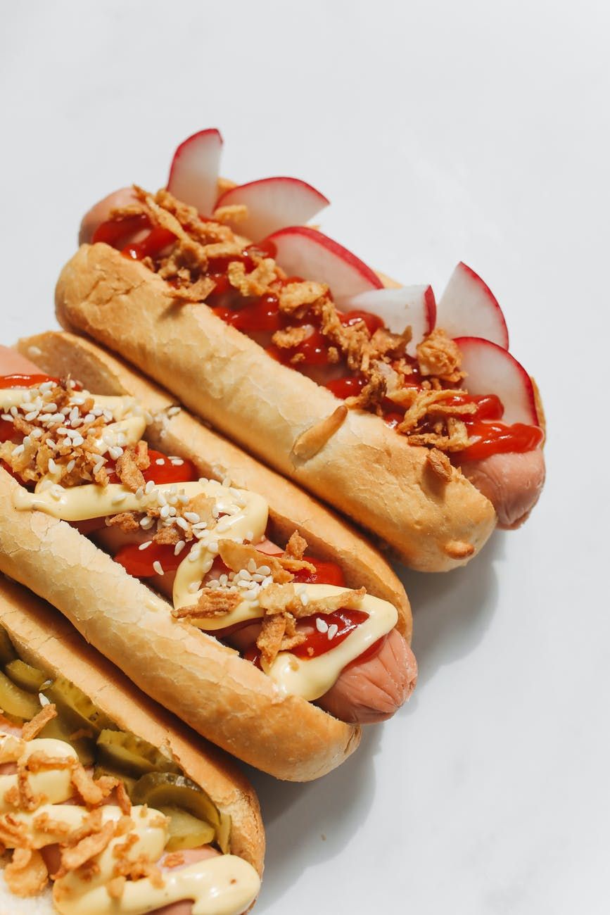 100 X Kraft Brown Disposable Hot Dog Boxes Bulk Takeaway Party Box