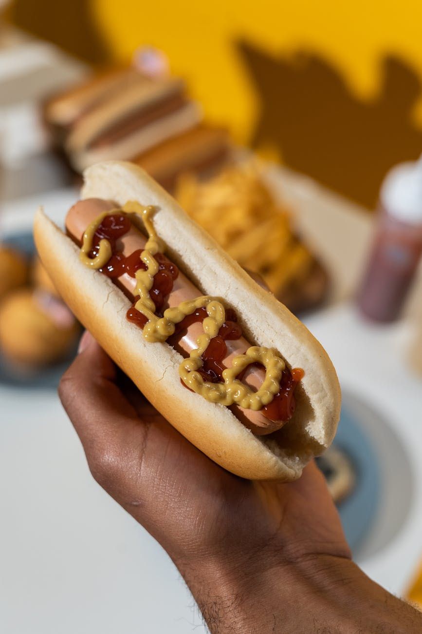 100 X Kraft Brown Disposable Hot Dog Boxes Bulk Takeaway Party Box
