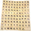 100Pcs Scrabble Letters - Wooden Tiles Art Game Alphabet Learning Words Craft
