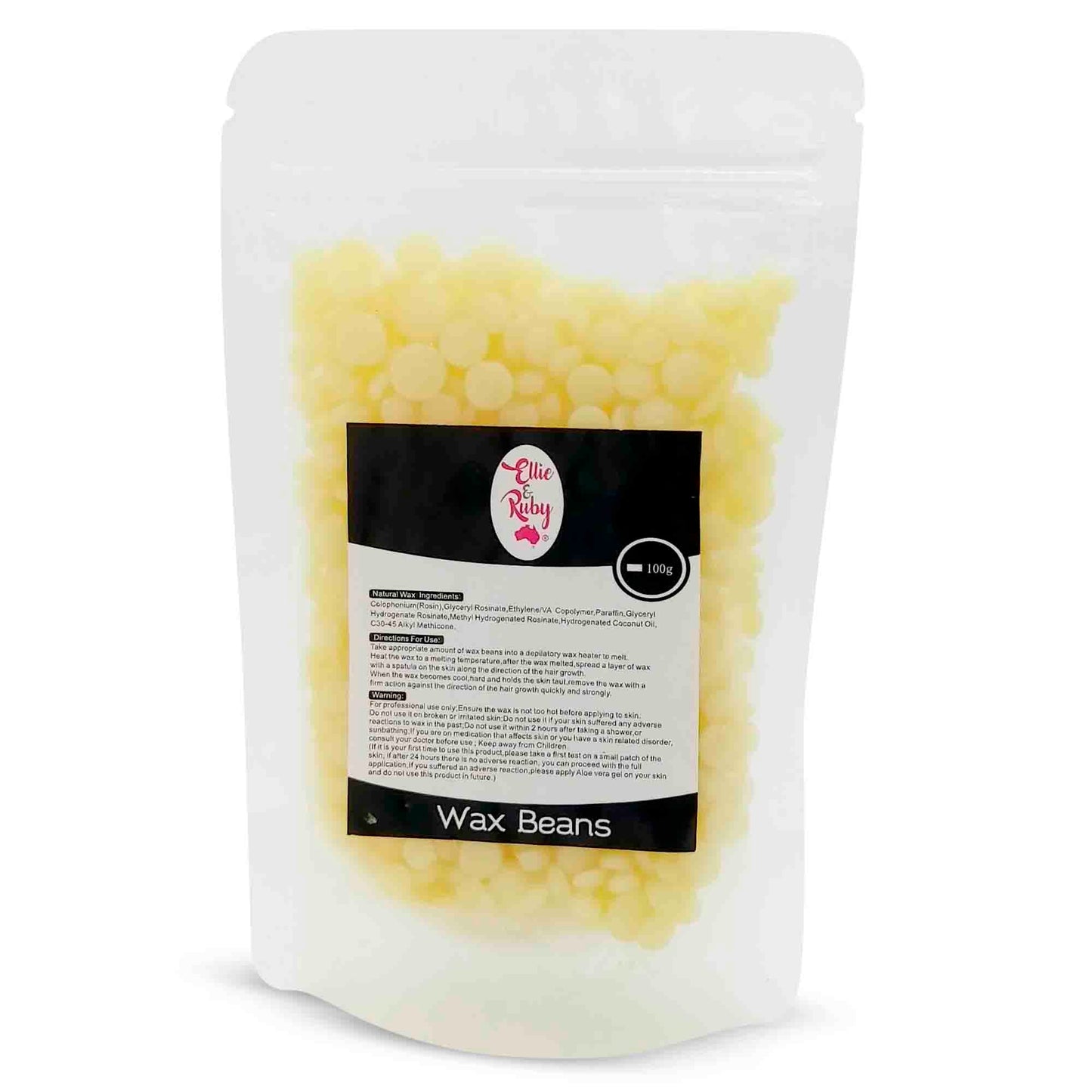 100g Packs Hard Wax Beans - Brazilian Waxing Beads Peel Off Depilatory Bikini