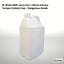 10x 5L White HDPE Jerry Can + 38mm Tamper Evident Cap - Dangerous Goods