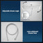 12" Rain Shower Head Set with 3-Mode Handheld Brass High Pressure WELS Chrome
