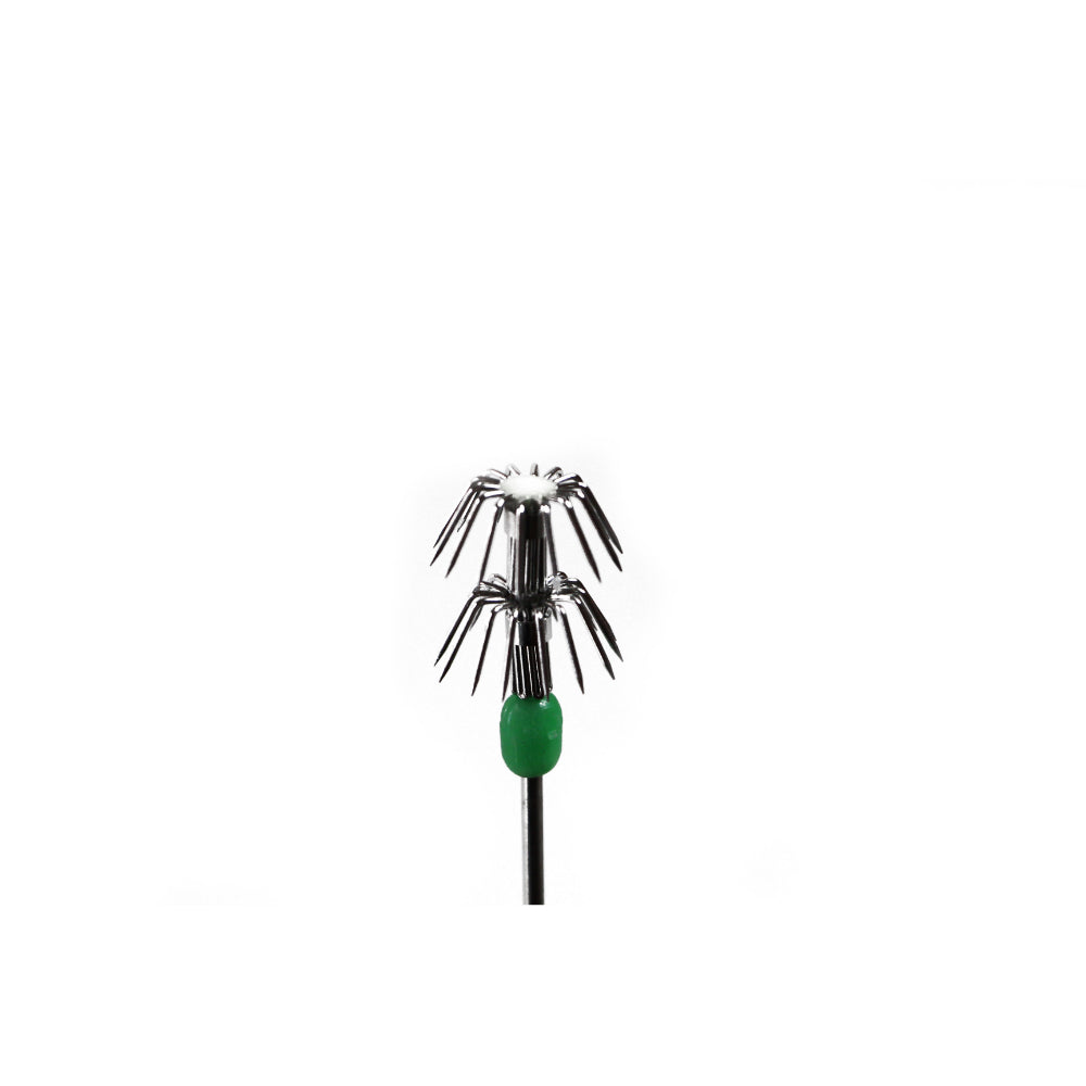 12 X 150mm Metal Squid Spike Jigs Stainless Steel Extra Large Dual Hook 25mm