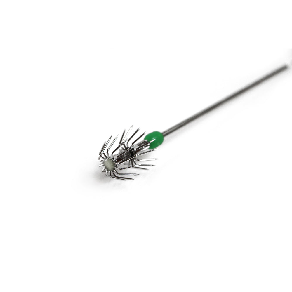 12 X 150mm Metal Squid Spike Jigs Stainless Steel Extra Large Dual Hook 25mm