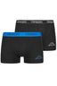 12 X Kappa Mens Black/Blue Sea Boxer Shorts Comfy Trunks
