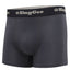 12 X Mens Kinggee Bamboo Trunks Underwear Charcoal K19005