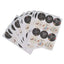 120 Pieces X Thank You Stickers Packaging Round Envelope Gift Labels