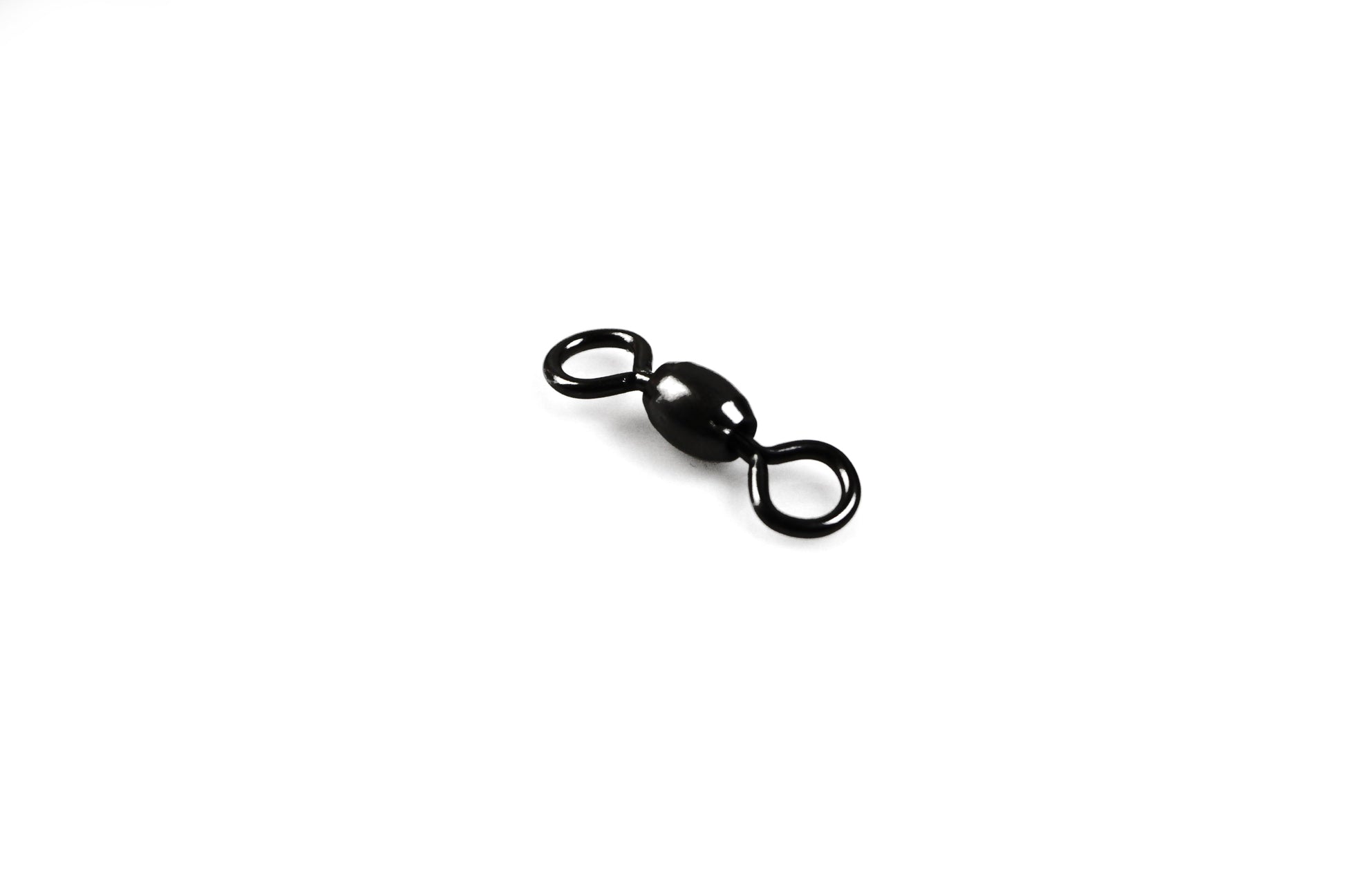 120Pcs X Black Brass Barrel Fishing Swivel Ball Bearing Tackle Swivels