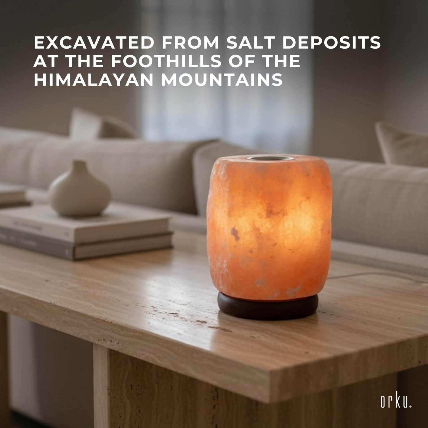 12V 12W 1-2kg Himalayan Pink Salt Diffuser Essential Oil Lamp Aromatherapy On/Off