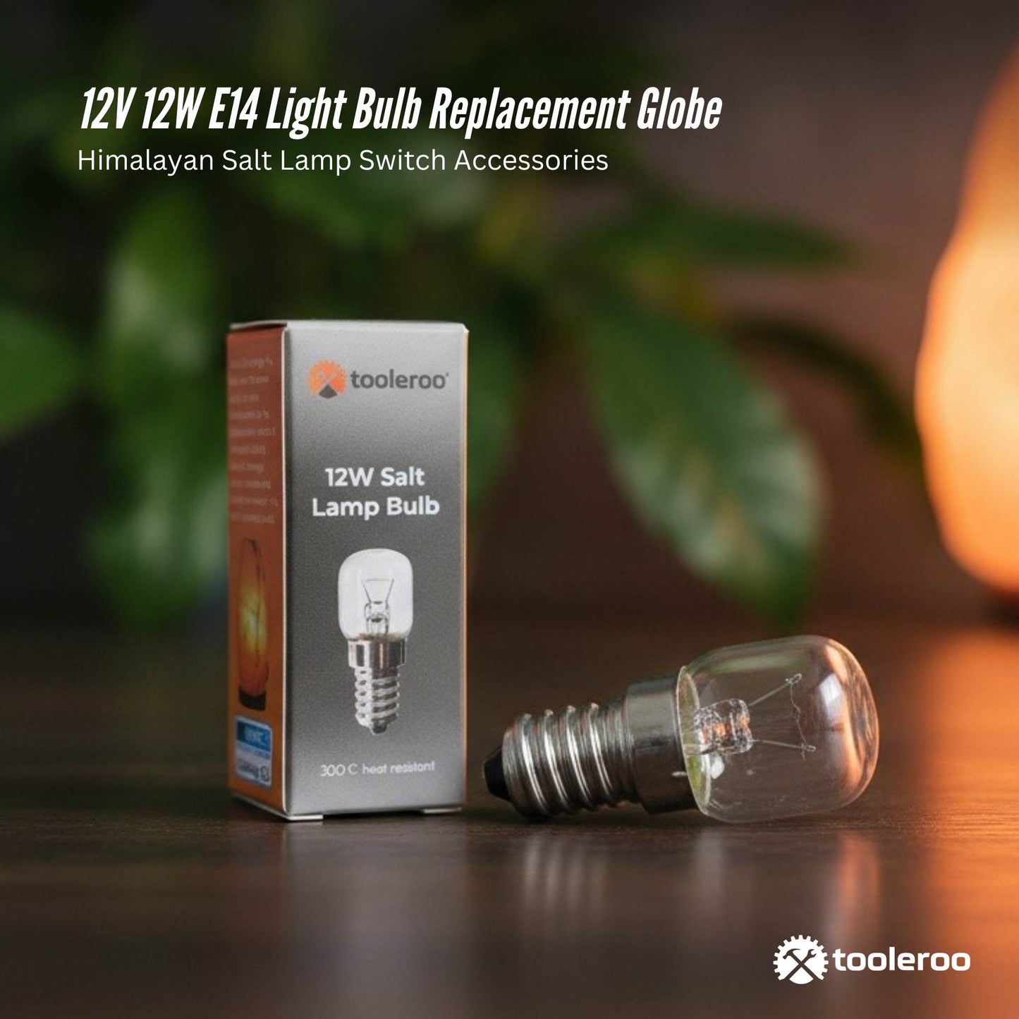 12V 12W E14 Light Bulb Replacement Globe -Himalayan Salt Lamp Switch Accessories