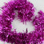 15 X Christmas Tinsel Thin Xmas Garland Tree Decorations - Hot Pink