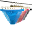 18 X Womens Cotton Front Lace Back Bikini Briefs - Undies Coloured Underwear