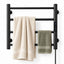 Tatibah Heated Towel Racks - Electric Warming Rails + Timer Matte Black