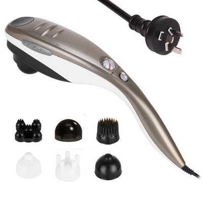 Orku Handheld Full Body Massager Champagne - 6 Massage Heads