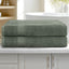 2 Pack Bath Sheets Set Cotton Extra Large Towel Green