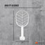 2 in 1 Rechargeable Mosquito Swatter - Electronic Fly Insect Bug Zapper Racket