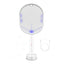 2 in 1 Rechargeable Mosquito Swatter - Electronic Fly Insect Bug Zapper Racket
