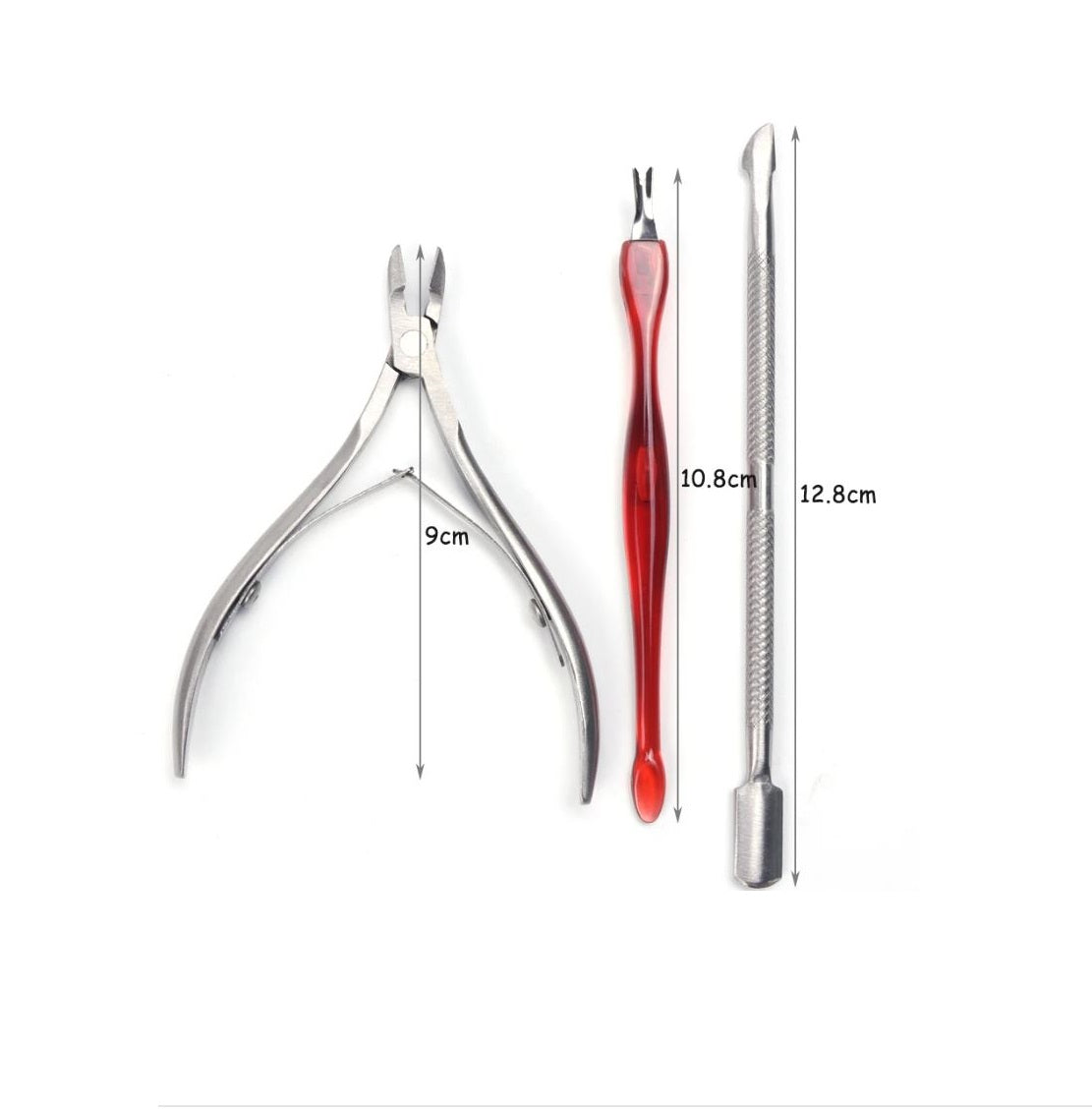 2 x 3 Piece Manicure Set Cuticle Cutter Nail Trimmer Nipper Pedicure Pack