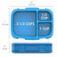 2 x Bentgo Fresh Version 2 Lunch Box Container Storage Blue