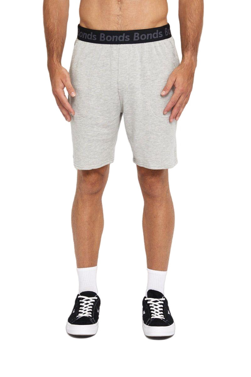2 x Bonds Mens Essentials Short Cotton Pockets Shorts Shadow Marle