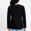 2 x Bonds Womens Long Sleeve Crew Tee Cotton T-Shirt Black