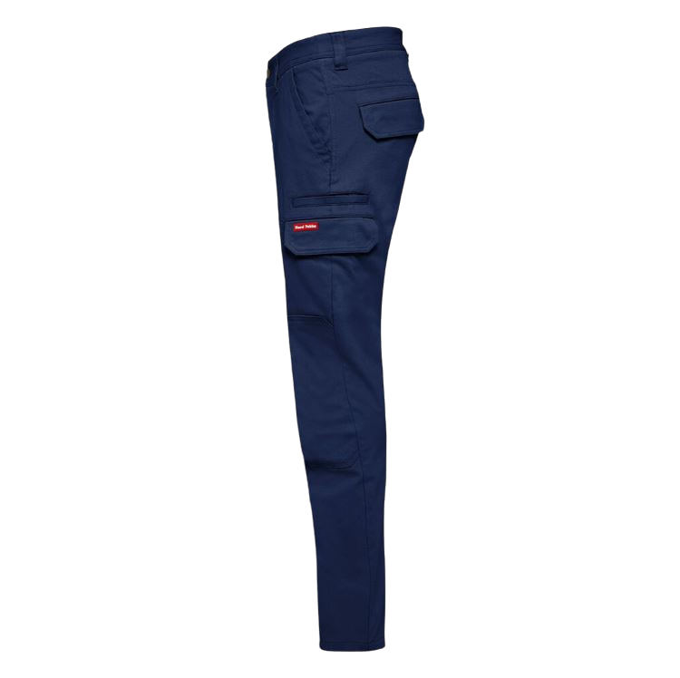 2 x Mens Hard Yakka 3056 Stretch Canvas Cargo Pants Navy