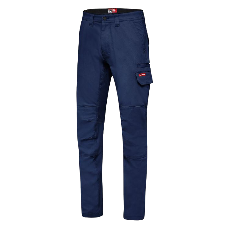 2 x Mens Hard Yakka 3056 Stretch Canvas Cargo Pants Navy