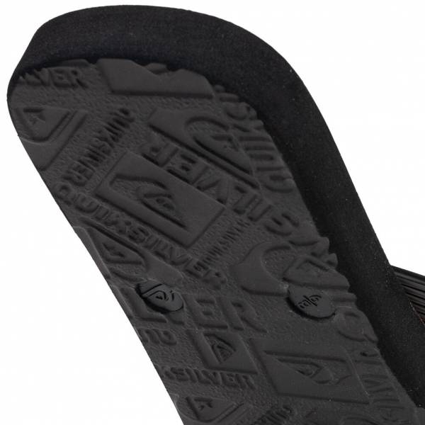 2 x Mens Quicksilver Black/ Orange/ Blue Skyline Java Flip Flops Thongs