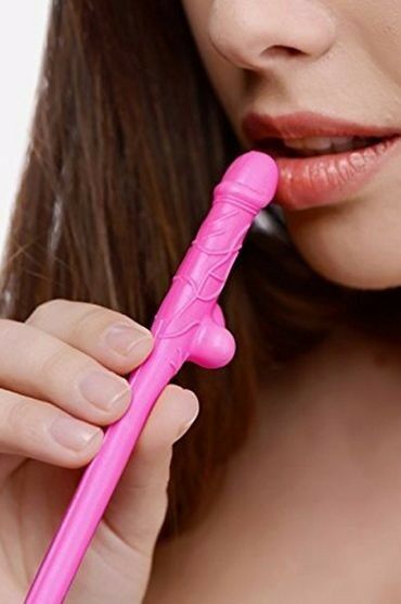 20 X Bright Colour Willy Drinking Nude Hens Night Games Party Penis Dick Straws