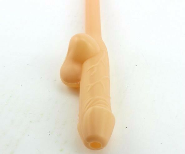 20 X Bright Colour Willy Drinking Nude Hens Night Games Party Penis Dick Straws